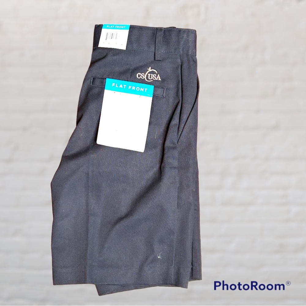 Nwt school uniform flat front shorts cs uniforms